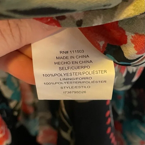 As U Wish Floral Maxi Dress Sleeveless Halter Size Medium - Picture 8 of 8